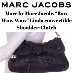 ✨Marc by Marc Jacobs “Bow Wow Wow” Linda convertible Shoulder/Clutch✨